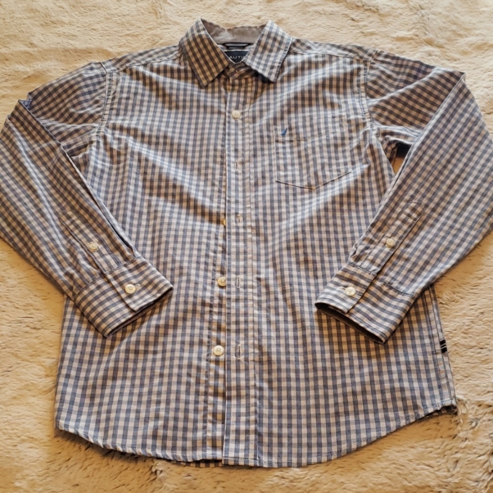 Nautica gingham long sleeve.